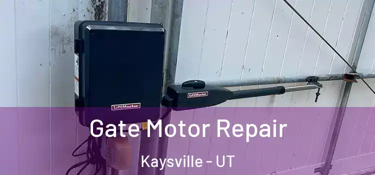 Gate Motor Repair Kaysville - UT