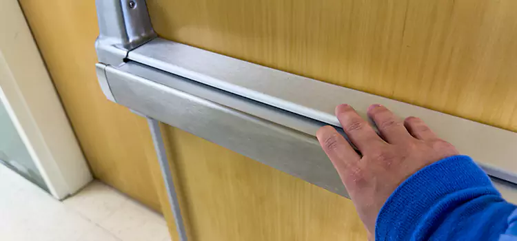 Installing a Push Bar on a Door Kaysville